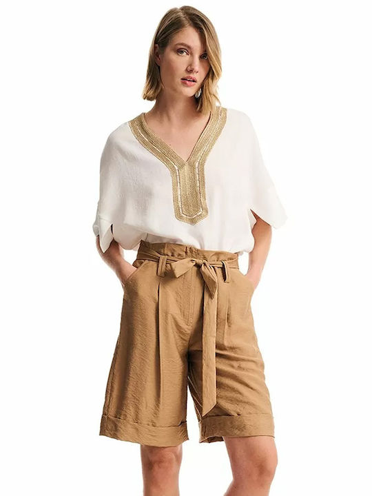 Forel Women's Bermuda Shorts Coffee