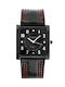 Extreim Watch with Black Leather Strap