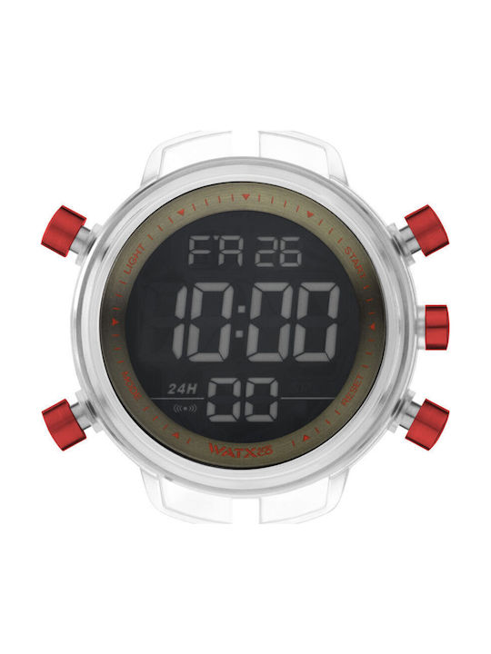 WATX & CO Ψηφιακό Γυναικείο Ρολόι 49mm Μπαταρίας