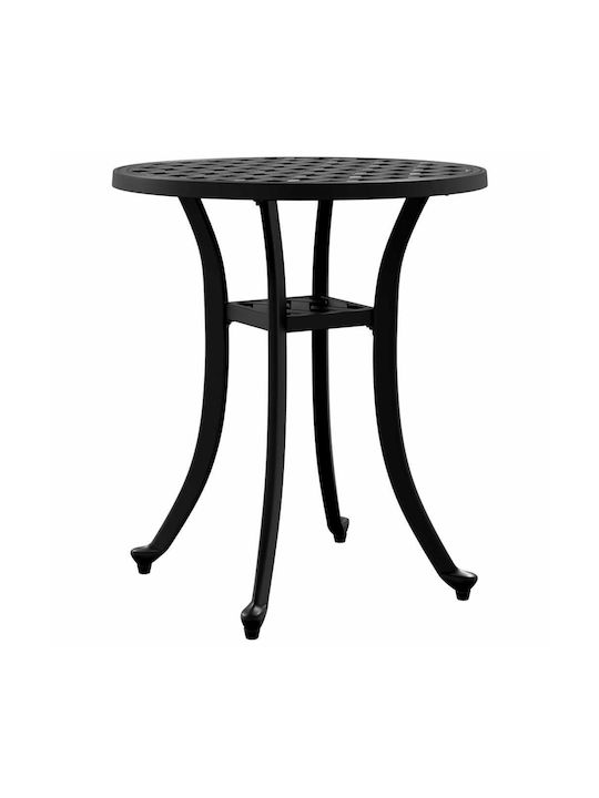 Tisch für kleine Außenbereiche Stabil Black 48x48x53cm