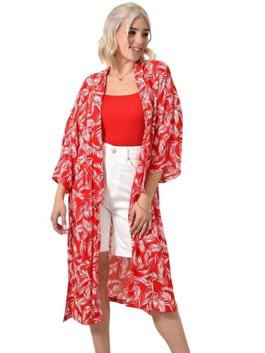 First Woman Damen Kimono Red