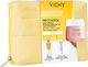 Vichy Rose Platinium Hautpflegeset für Anti-Aging & Aufhellung mit Gesichtscreme , Serum & Kulturtasche 50ml