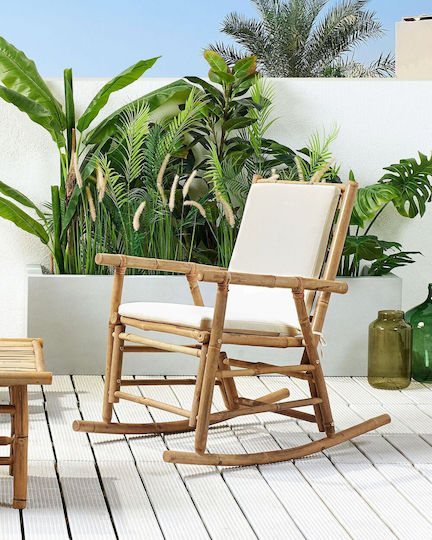 Rocking Chair Bamboo Light Wood