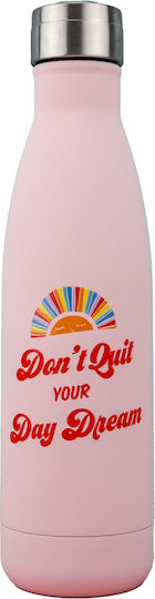Thermosflasche Edelstahl Design 500ml Pink 36379-2
