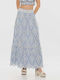 Guess Maxi Skirt Light Blue