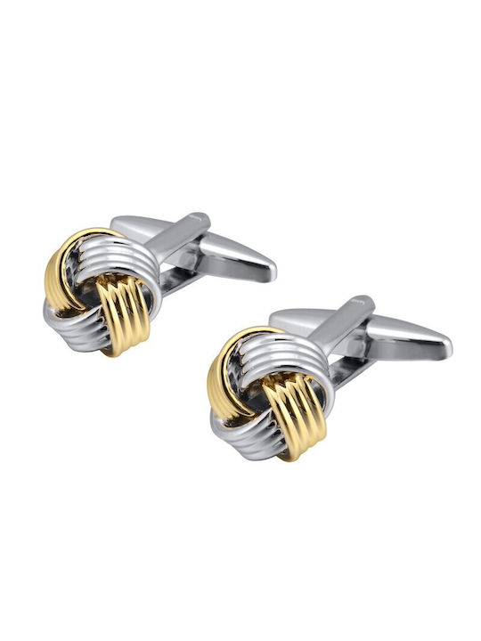 Silver Gold Color Four Cufflinks
