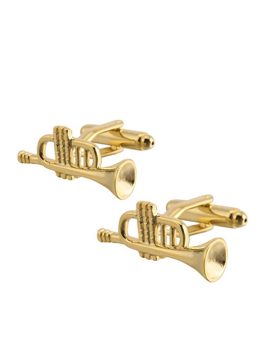 Trumpet Gold Cufflinks