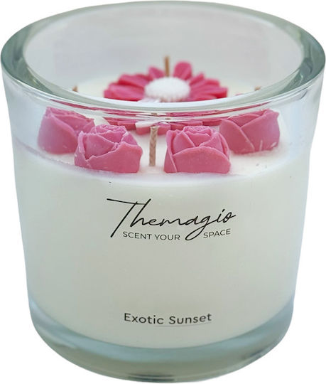 Themagio Aromatic Soy Candle In Jar With Lemon Perfume 700gr