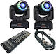 LTC Audio Bewegtes Licht LED DMX mit Roboter-Kopf RGBW