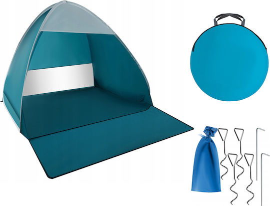 Pop Up Beach Tent For 3 People Blue