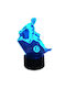Dekorative Lampe 3D-Illusion Schwarz