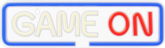 Forever Plexi Lumină Neon LED Game On FPNE23 Lampă Albastru Alb Roșu