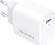 GoGEN Φορτιστής Χωρίς Καλώδιο με Θύρα USB-C 20W Power Delivery Λευκός (ACHPD120W)