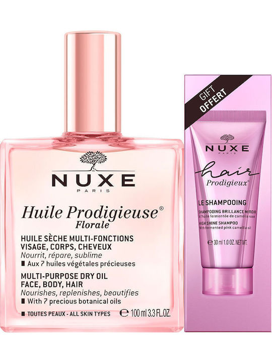 Nuxe Huile Prodigieuse Floral Σετ Περιποίησης για Ενυδάτωση 2τμχ