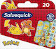 Salvequick Pokemon Αυτοκόλλητα Επιθέματα 20τμχ