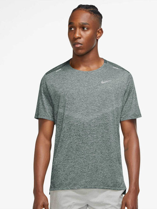 Nike Rise 365 Herren Shirt Kurzarm Dri-Fit Green