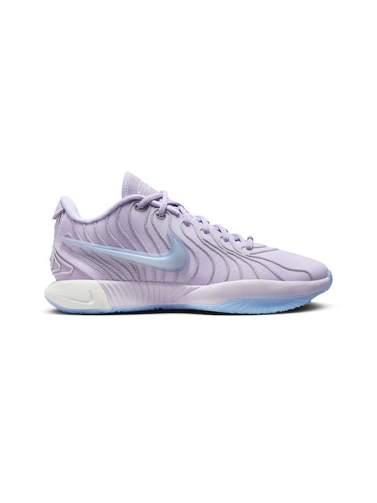 Nike LeBron XXI Niedrig Basketballschuhe Barely Grape / Lilac Bloom / Summit White / Light Armory Blue