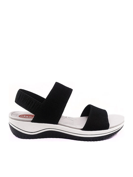 Γυναικεία Σανδάλια Flatforms Μαύρα