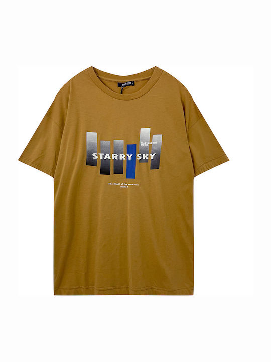 Ustyle T-shirt Mustard
