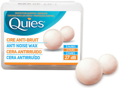 Quies Wax Earplugs 6pcs 96107