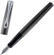 Diplomat Fountain Pen Broad Black Steel with Black Ink