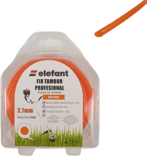 Elefant 8963 Метална верижка Кръгла Дължина 15м и Дебелина 2.7мм