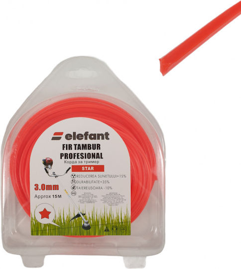 Elefant 8975 Метална верижка Звездовидна Дължина 15м и Дебелина 3мм