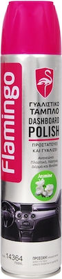 Flamingo Spray Shine / Protection for Interior Plastics - Dashboard with Scent Jasmine Dashboard Polish 750ml