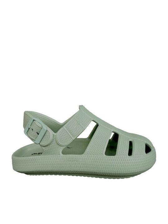 Sabino Flache Sandalen für Damen in Grün Farbe