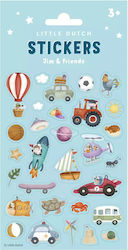Little Dutch Αυτοκόλλητα Jim & Friends για Παιδ...