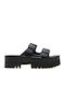 Women's Flat Sandals Flatforms Black