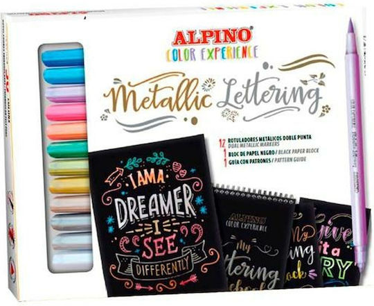 Σετ Μαρκαδόροι Alpino Color Experience Πολύχρωμο 12 Τεμάχια