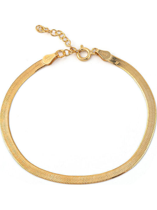 George Art Jewels Дамско Гривна Верига от Сребърен Златно