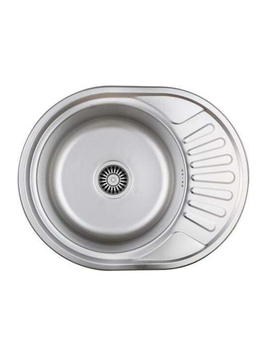 Steiner Drop-In Chiuvetă Oțel inoxidabil LxW Gri 5903242533433