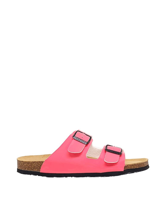 Plakton Women's Flat Sandals Anatomic in Fuchsia Color