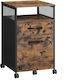 Songmics Cabinet de baie L44xA42xÎ69cm Gri