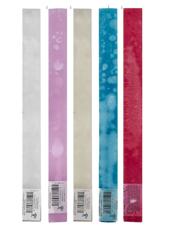 Flat Pink Easter Candle (Miscellaneous Designs) Flat Pink Easter Candle (Miscellaneous Designs)