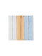 Kikka Boo Stripy Friends Muslin Shoulder Burp Cloths Multicolour 30x30cm. 6pcs