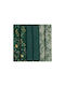 Kikka Boo Secret Garden Muslin Swaddle Wraps Green Green 30x30cm. 6pcs