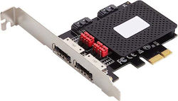 Microconnect Card de control PCIe cu port eSATA / SATA III