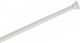 Telescopic Straight Shower Curtain Rod Aluminium White Ø25mm 75-135cm