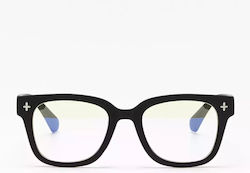 Okkia Giovanni Frauen Acetat Brillengestelle Schwarz Okkia Giovanni Frauen Acetat Brillengestelle Schwarz