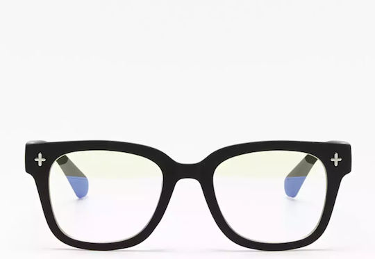 Okkia Giovanni Damen Acetat Brillengestelle Schwarz OK017BK
