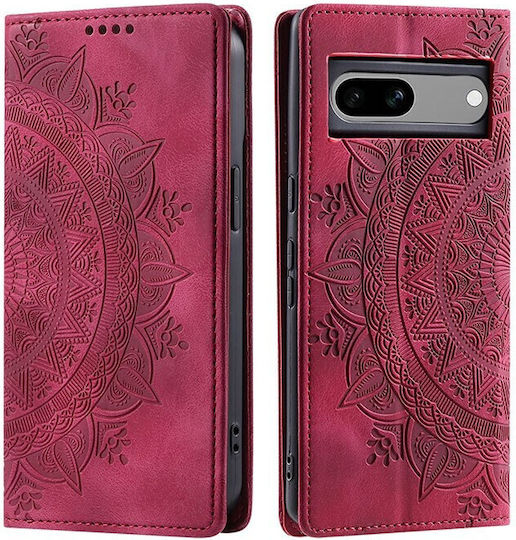 Mandala Flower Book Ροζ (Google Pixel 8a)