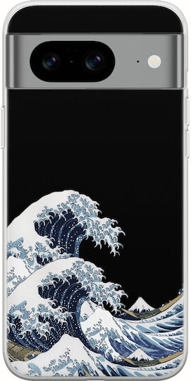 Black Wave Google Pixel 8a 5g Flexible TPU Transparent Silicone