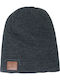 Beanie Männer Beanie mit Kopfhörern Gestrickt Charcoal