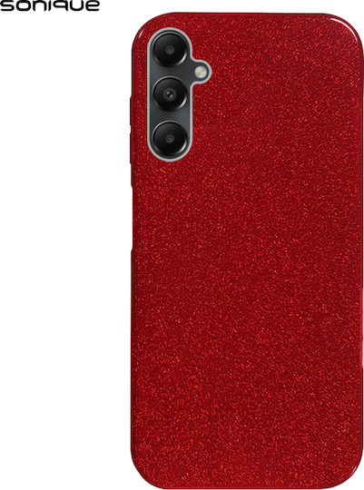 Sonique Shiny Задна корица Силикон / Пластмаса Червен (Galaxy A05s)