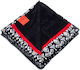 Funky Buddha Beach Towel Cotton Black