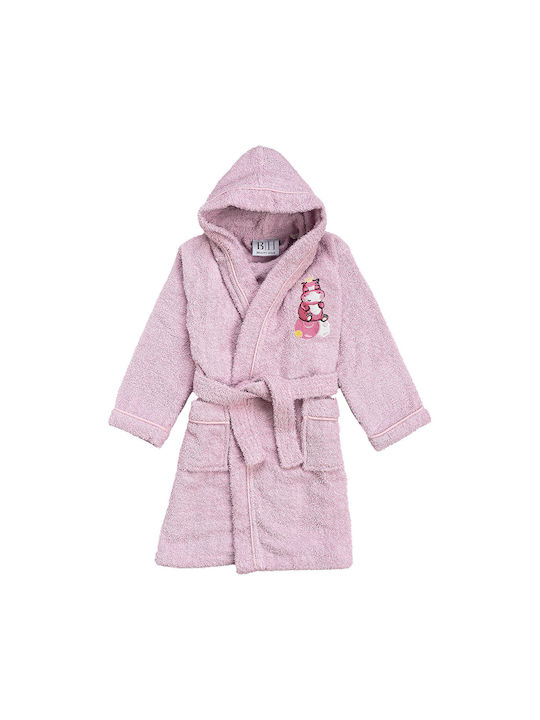 Beauty Home Kids Hooded Bathrobe Lilac