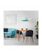 TK Lighting Κρεμαστό Φωτιστικό Πράσινο με Ντουί E27 34x165εκ.